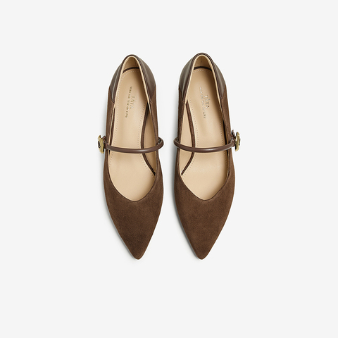 TATA/他她2025春商场同款时尚百搭女玛丽珍鞋新款XGM01AQ5