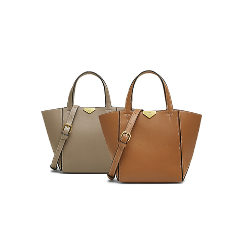 TATA/他她2025春商场同款简约通勤水桶包女新款X3473AX5