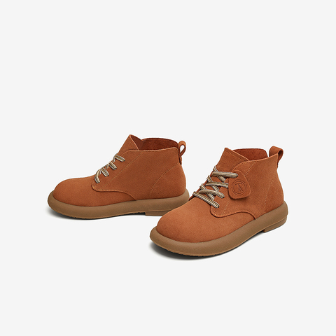 TATA他她2025春商场同款新时尚女靴软皮勃肯鞋短靴CGY02AM5