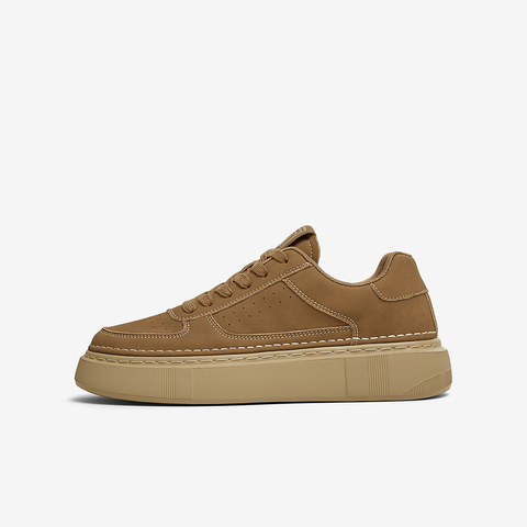 TATA/他她2025春商场同款休闲男士简约百搭板鞋新款PDY01AM5