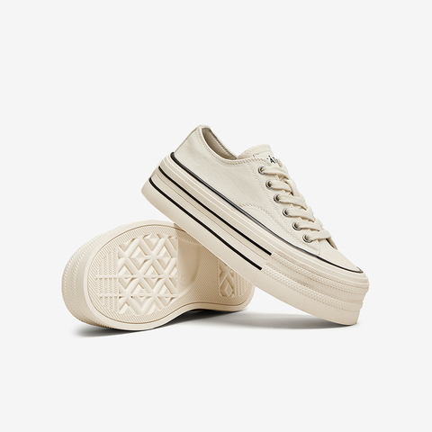 TATA/他她2025春厚底女经典休闲百搭板鞋新款WP801AM5