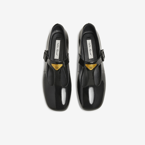 TATA/他她2025春商场同款简约气质女玛丽珍鞋新款7H020AA5