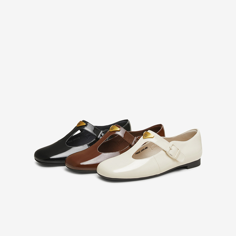 TATA/他她2025春商场同款简约气质女玛丽珍鞋新款7H020AA5