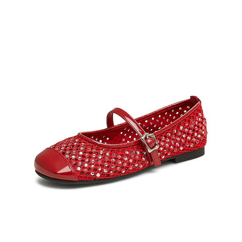 TATA/他她2025春时尚浅口玛丽珍鞋女新款CU501AQ5