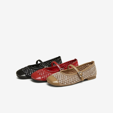 TATA/他她2025春时尚浅口玛丽珍鞋女新款CU501AQ5