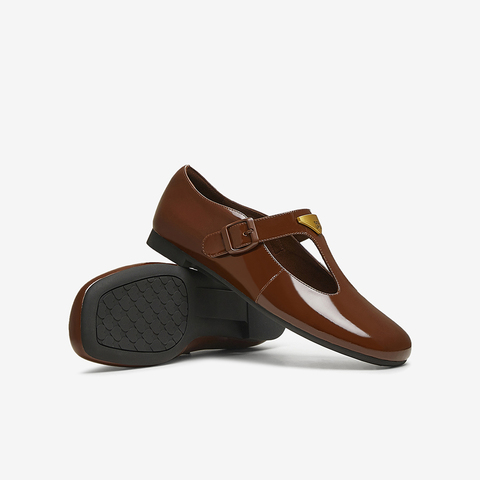 TATA/他她2025春商场同款简约气质女玛丽珍鞋新款7H020AA5