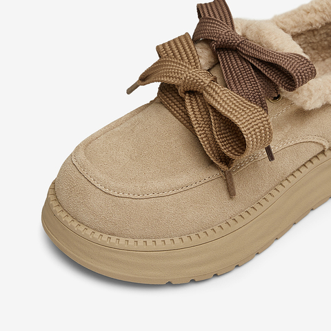 TATA/他她2025春商场同款时尚休闲毛毛单鞋女新款CYY02AM5