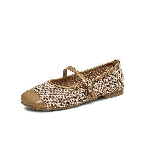 TATA/他她2025春时尚浅口玛丽珍鞋女新款CU501AQ5