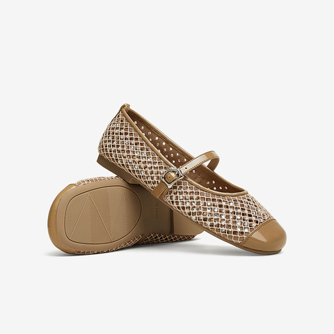 TATA/他她2025春时尚浅口玛丽珍鞋女新款CU501AQ5