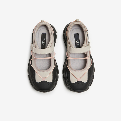 TATA/他她2025春商场同款时尚休闲女玛丽珍鞋新款CV902AQ5