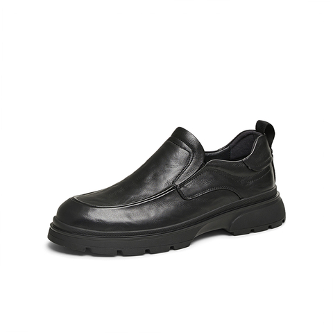 TATA/他她2025春商场同款时尚休闲厚底男皮鞋新款TFV01AM5