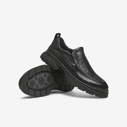 TATA/他她2025春商场同款时尚休闲厚底男皮鞋新款TFV01AM5