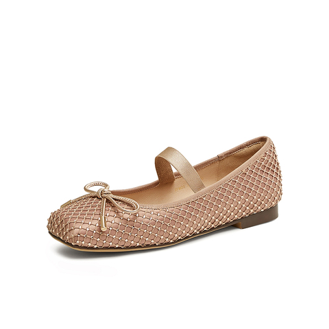 TATA/他她2025春时尚休闲女玛丽珍鞋新款JPM01AQ5