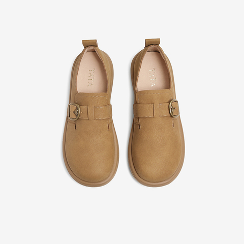 TATA/他她2025春时尚休闲女勃肯鞋新款7F121AA5