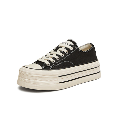 TATA/他她2025春厚底女经典休闲百搭板鞋新款WP801AM5