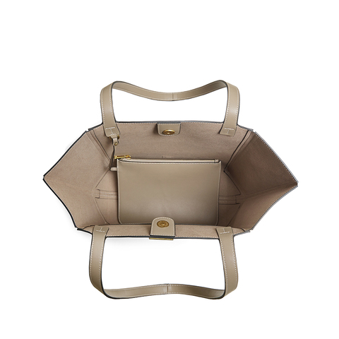 TATA/他她2025春商场同款简约通勤托特包女新款X3474AX5