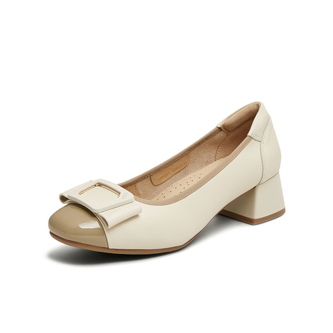 TATA/他她2025春商场同款时尚简约浅口女单鞋新款URG01AQ5