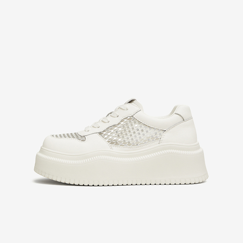 TATA/他她2025夏商场同款时尚休闲厚底女板鞋新款CS301BM5