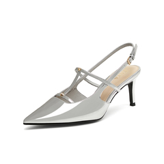 TATA/他她2025春商场同款时尚休闲包头凉鞋女新款7F901AH5