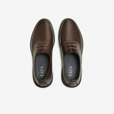 TATA/他她2025夏商场同款时尚简约男士商务皮鞋新款NFZ01BM5