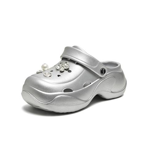 TATA/他她2025夏商场同款简约百搭女休闲洞洞鞋新款7H801BH5