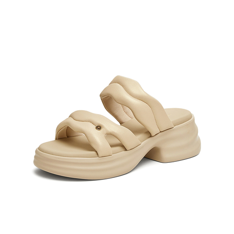 TATA/他她2025夏商场同款简约百搭休闲女拖鞋新款CXY01BT5