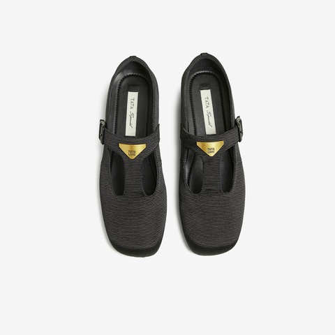 TATA/他她2025春简约气质女玛丽珍鞋新款7H020AA5