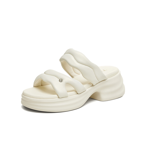 TATA/他她2025夏商场同款简约百搭休闲女拖鞋新款CXY01BT5