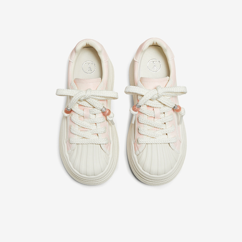 TATA/他她2025春商场同款运动时尚休闲女板鞋新款CT901AM5