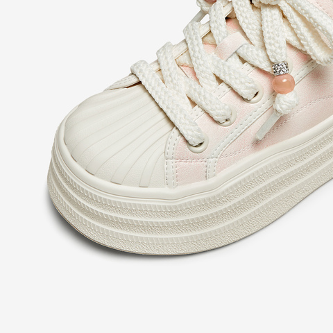 TATA/他她2025春商场同款运动时尚休闲女板鞋新款CT901AM5