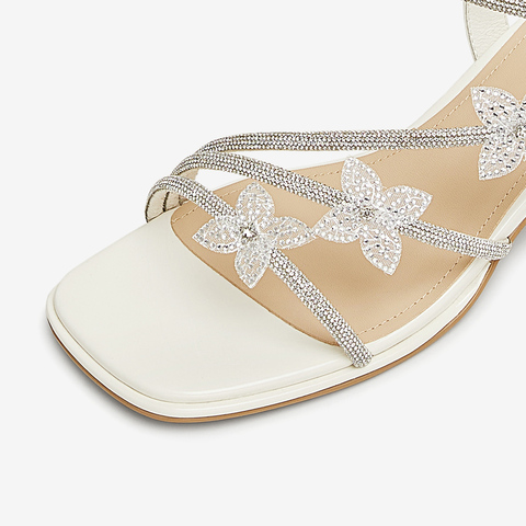 TATA/他她2025夏商场同款时尚简约女时装凉鞋新款XQC01BL5