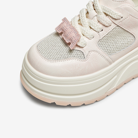 TATA/他她2025夏商场同款时尚休闲厚底女板鞋新款CP201BM5