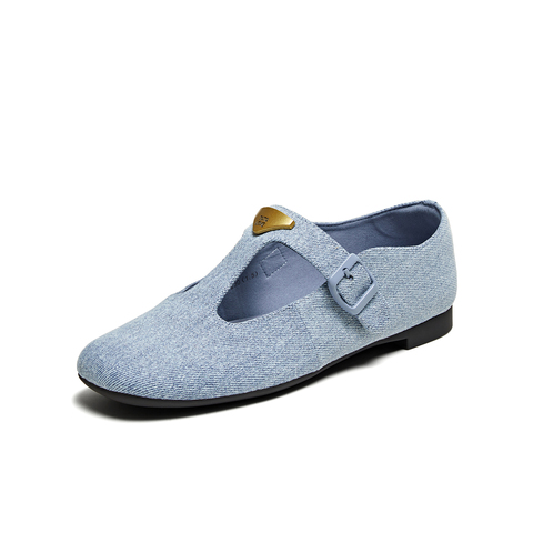 TATA/他她2025春简约气质女玛丽珍鞋新款7H020AA5