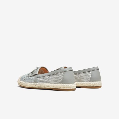 TATA/他她2025春蝴蝶结渔夫鞋女一脚蹬单鞋新款UPJ01AA5