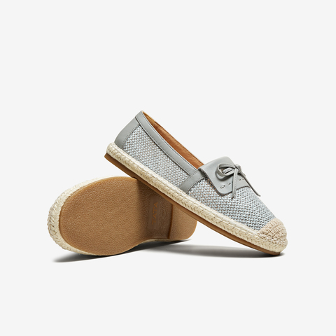 TATA/他她2025春蝴蝶结渔夫鞋女一脚蹬单鞋新款UPJ01AA5