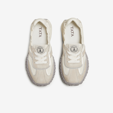 TATA/他她2025夏时尚阿甘鞋女休闲运动鞋新款CM703BM5