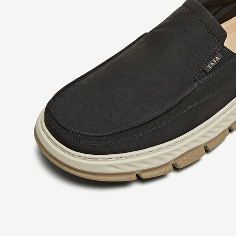 TATA/他她2025春商场同款一脚蹬男休闲鞋新款PEN01AM5