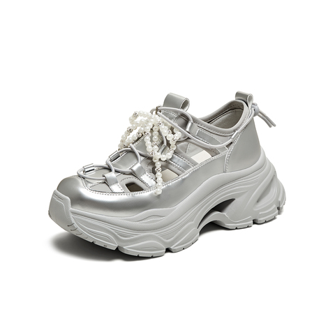 TATA/他她2025夏商场同款厚底运动女老爹鞋凉鞋新款CN501BM5