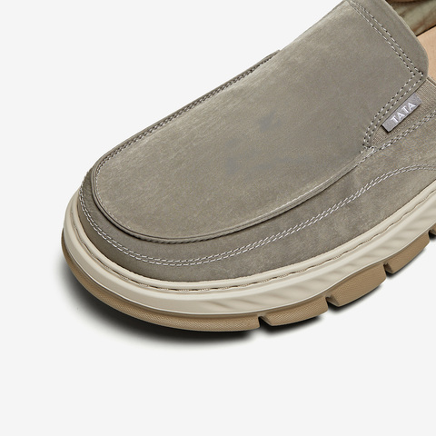 TATA/他她2025春商场同款一脚蹬男休闲鞋新款PEN01AM5