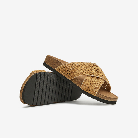 TATA/他她2025夏时尚休闲百搭拖鞋女新款YPU01BT5