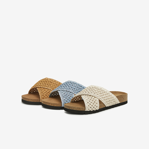 TATA/他她2025夏时尚休闲百搭拖鞋女新款YPU01BT5