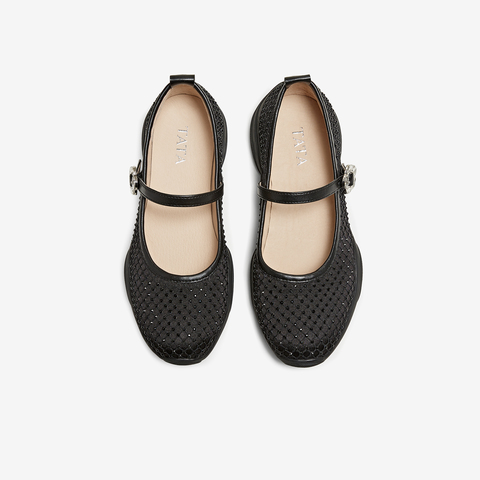 TATA/他她2025春浅口女时尚百搭玛丽珍鞋新款CS701AQ5