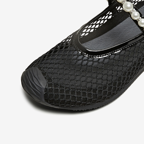 TATA/他她2025夏商场同款时尚休闲女玛丽珍鞋新款GTD01BA5