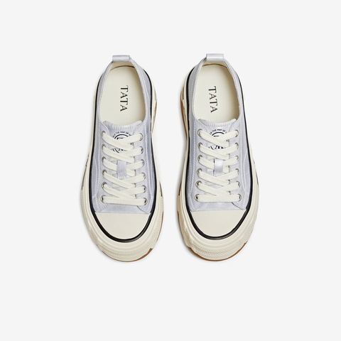 TATA/他她2025秋时尚休闲厚底女板鞋新款CK201CM5