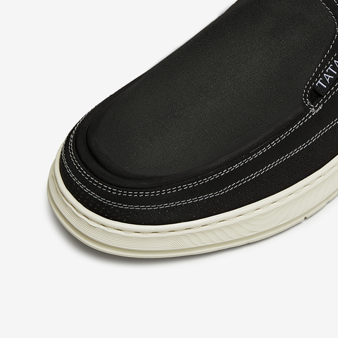 TATA/他她2025夏商场同款一脚蹬男休闲帆布鞋新款QGN01BM5