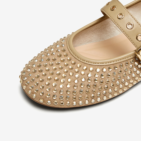 TATA/他她2025春时尚女休闲玛丽珍鞋新款CP801AQ5