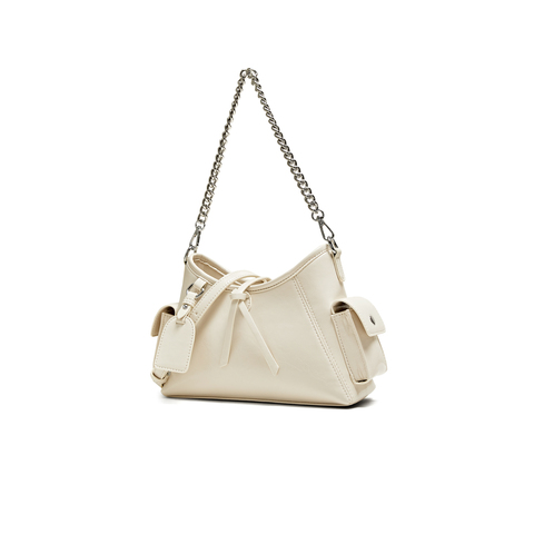 TATA/他她2025夏商场同款女简约质感斜挎小方包新款LB231BX5