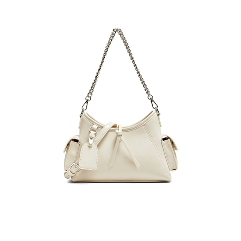 TATA/他她2025夏商场同款女简约质感斜挎小方包新款LB231BX5