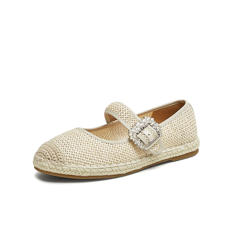 TATA/他她2025春时尚休闲渔夫鞋女单鞋新款UPJ02AQ5