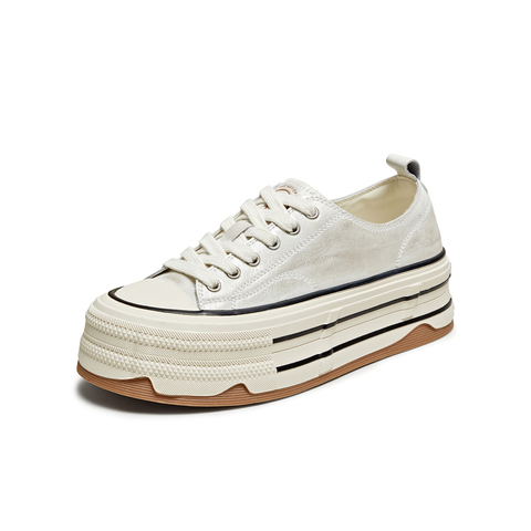 TATA/他她2025秋时尚休闲厚底女板鞋新款CK201CM5